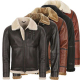 Fur Lined Leather Jacket