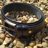 Classic Black Leather Belt