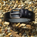 Classic Black Leather Belt