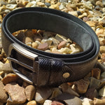 Classic Black Leather Belt