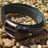 Classic Black Leather Belt