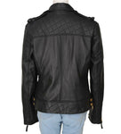 womens quilted jacket back side