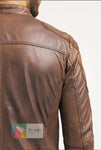 brown sheep jacket back side