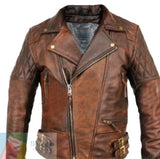 Brown Waxed Leather Jacket